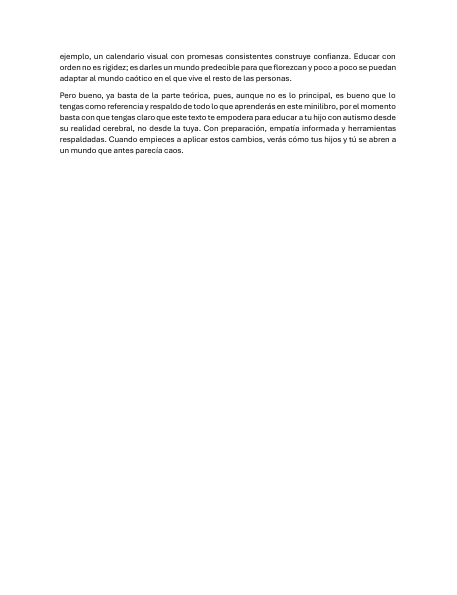 Háblale a mi Cerebro: Fundamentos Para Padres de hijos Autistas