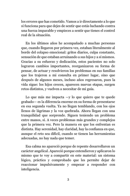 El Secreto Para Nunca Perder la Calma con tus Hijos (Material de Apoyo)