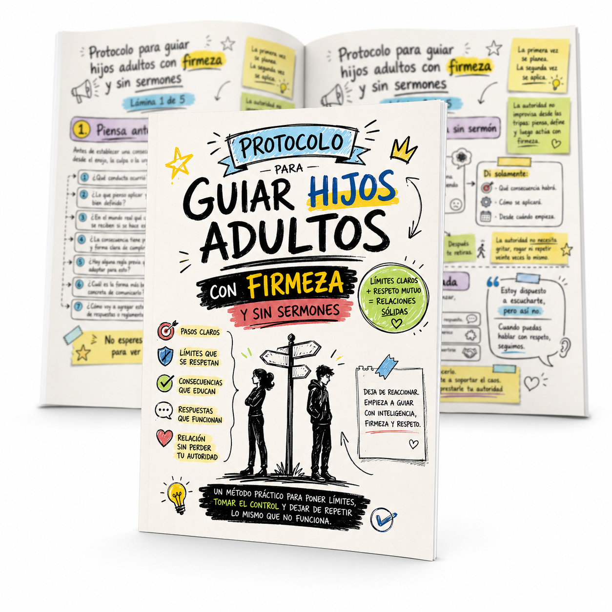 Protocolo para Guiar Hijos Adultos con Autoridad y Sin Sermones